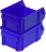 Ящик (лоток) для склада 170x105x75 мм, арт. 7968, PP, штабелируемый