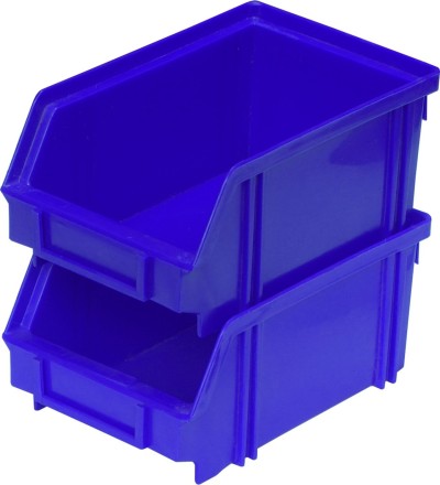 Ящик (лоток) для склада 170x105x75 мм, арт. 7968, PP, штабелируемый