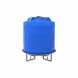 Емкость ЭВЛ 5000 л под плотность до 1,2 г/см3 синяя на основании для полного слива F