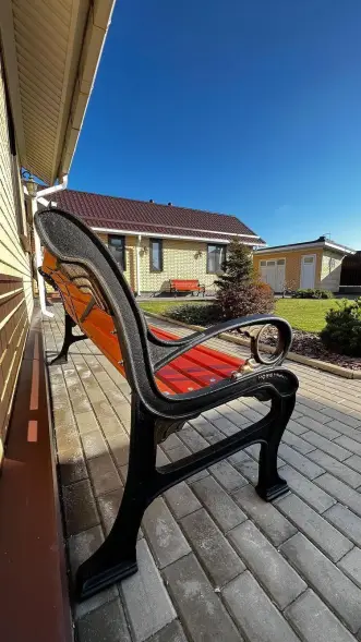 Скамейка чугунная «Наутилус» 0,6 м (кресло)