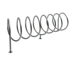 Велопарковка из нержавеющей стали «Спираль» 7 мест