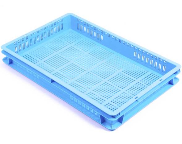 Пластиковый лоток 600х400х75 перфорированный