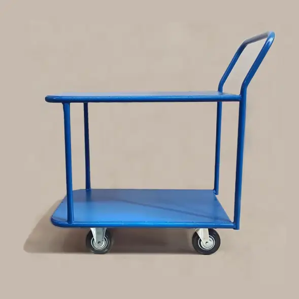 Тележка платформенная Стелла-техник КП-2-М-5-8-125-И, 2-х ярусная