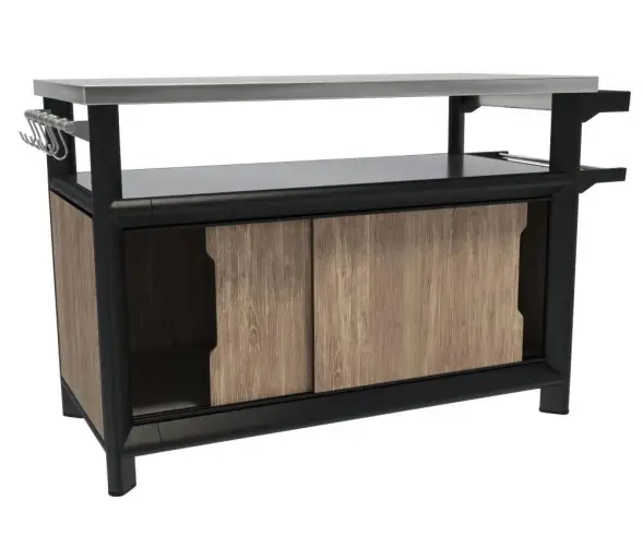 Тумба с раздвижными дверцами для гриля «Ланч 2»