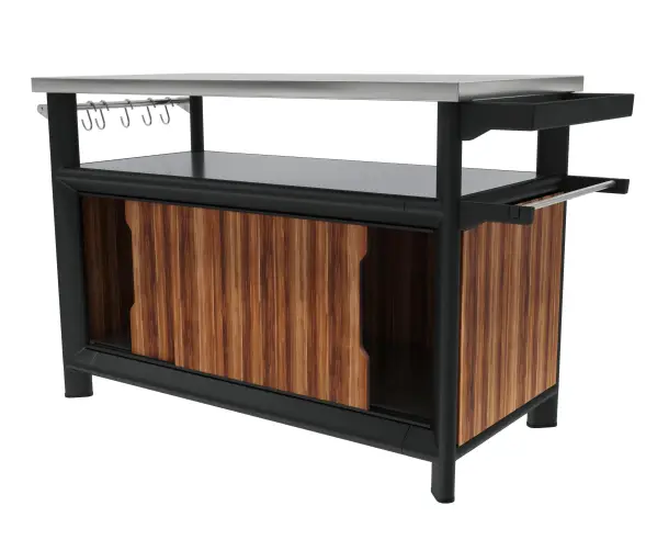 Тумба с раздвижными дверцами для гриля «Ланч 2»