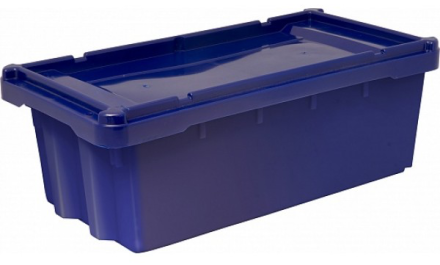 Ящик универсальный конусный 417, 600х300х190 мм, синий морозостойкий