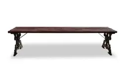 Банкетка чугунная «Ампир» 3,0 м (3 опоры)