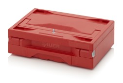 Ящик для инструментов с замком PRO TB S 4311 F3, 40 x 30 x 12 см, красный бокс, красная крышка