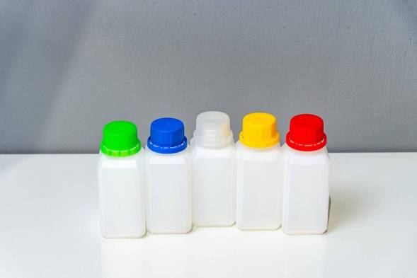 Флакон пластиковый квадратный (PP), 100 мл