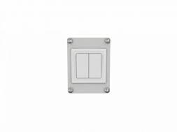 Выключатель двухклавишный для осветительных приборов ДВК