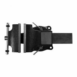 Тиски чугунные поворотные с наковальней «БОР» 200мм BERGER