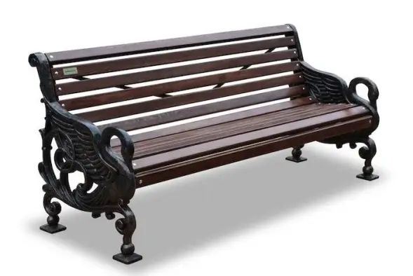 Скамейка чугунная «Лебеди» 1,8 м
