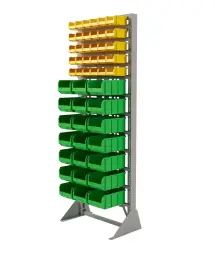 Стойка Стелла-техник односторонняя D1-05-00-07 с ящиками, 2020х735 мм