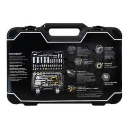 Универсальный набор инструментов BERGER 108 предметов ½” - ¼”«ХОФ»