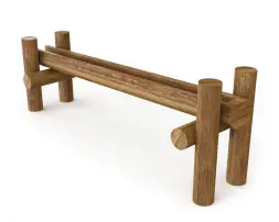 Игровой элемент AQUAWOOD «Желоб для воды на опоре одинарный»