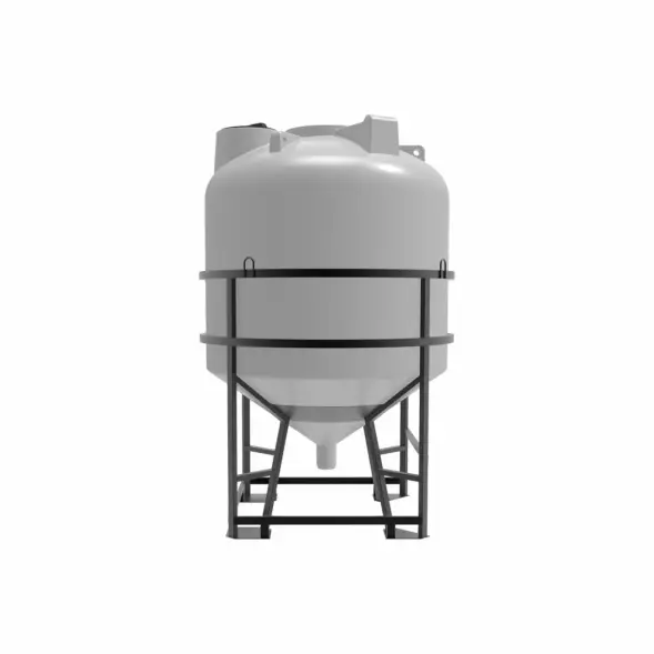 Емкость ЦКТ 5000 л с патрубком 110мм белая в обрешетке