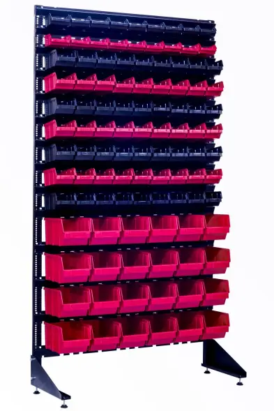 Стеллаж с пластиковыми ящиками 1801-2/7/4 CH-K