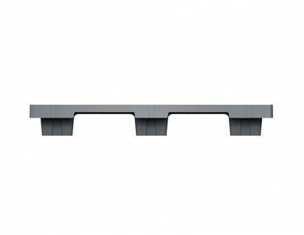 Паллет (поддон) пластиковый перфорированный вкладываемый, 1100х1100х140 мм, серый [02.118.91]