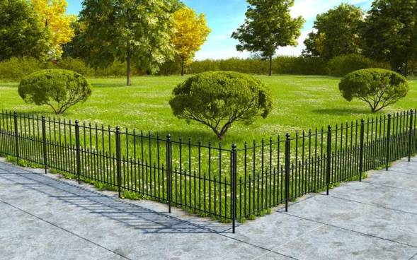 Пешеходное металлическое ограждение ПО-8, 1 пог. м.