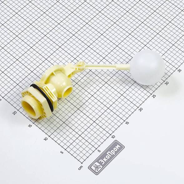 Поплавковый клапан G2 пластик шар, L= 336 мм