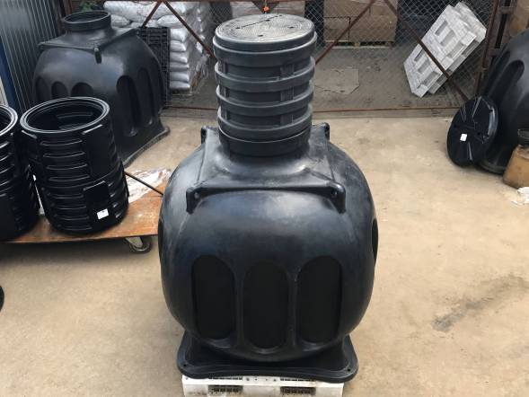 Колодец КС-5 c горловиной D580 мм и крышкой D560