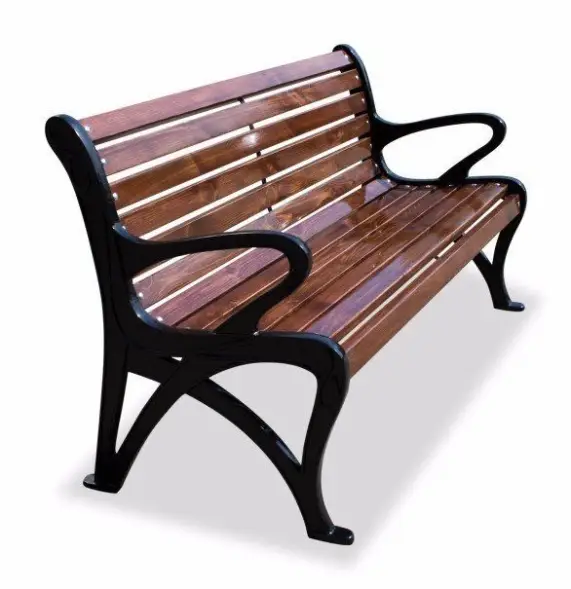 Скамейка чугунная «Роса» 1,5 м