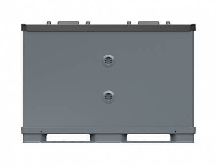 Крупногабаритный разборный пластиковый контейнер Polybox, 1470х1140x1265 мм, серый [PolyBox900] 