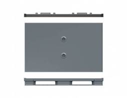 Крупногабаритный разборный пластиковый контейнер Polybox, 1470х1140x1265 мм, серый [PolyBox900] 