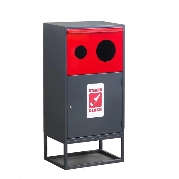 Контейнер для раздельного сбора отходов КРС-800-3 СТЕКЛО
