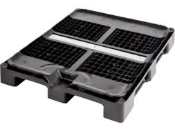 Еврокуб (IBC-контейнер) с краном на пластиковом поддоне, 1000 л, белый [UC 1000 пп]