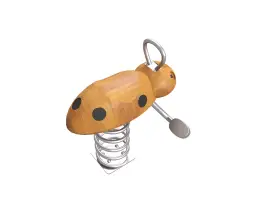 Качалка на пружине HARDWOOD «Божья коровка»