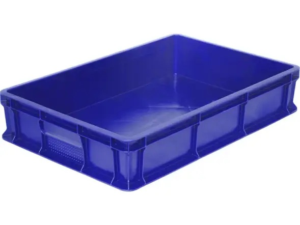 Ящик пластиковый сплошной, 600×400×120 мм, 22 л, белый [704.03.02 М]