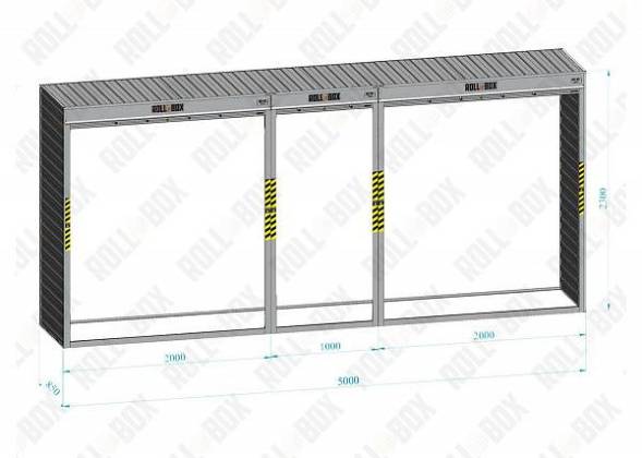 Шкаф в паркинг ROLL‑BOX IN STOCK XL-3.0