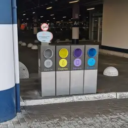 Урна Альянс, с лого, с емкостью 48 л