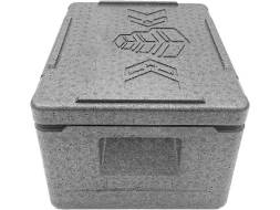 Термобокс пенополипропиленовый с крышкой STP Light, 400х300х220 мм, 14 л, 30 кг/м3