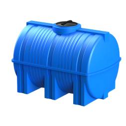 Емкость пластиковая горизонтальная для хранения воды и дизельного топлива, 3000 л, синий [TG3000S13]