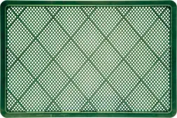 Ящик пластиковый перфорированный, 600×400×140 мм, 27 л, синий [705.01.01]