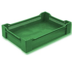 Ящик ягодный 120, 600х400х135 мм, зелёный