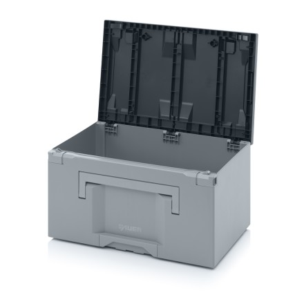 Ящик для инструментов PRO TB 6433 F5, 60 x 40 x 34 см, светло-серый бокс, тёмно-серая крышка