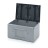 Ящик для инструментов PRO TB 6433 F5, 60 x 40 x 34 см, светло-серый бокс, тёмно-серая крышка