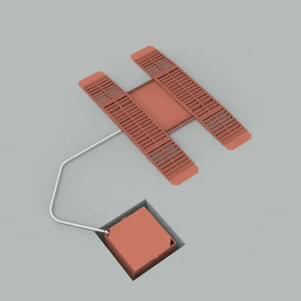 Эстакада разборная металлическая &quot;Комфорт&quot;, 4м, грузоподъемность 50т, красная