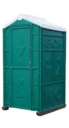 Туалетная кабина «Дачник» с деревянным поддоном (бак 150 литров)