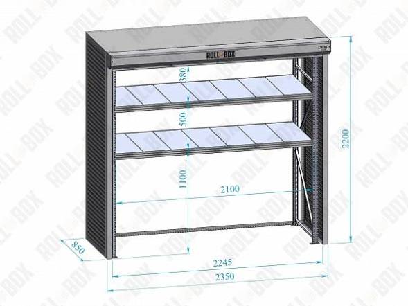 Шкаф в паркинг ROLL‑BOX STANDART 22.235.085 V1