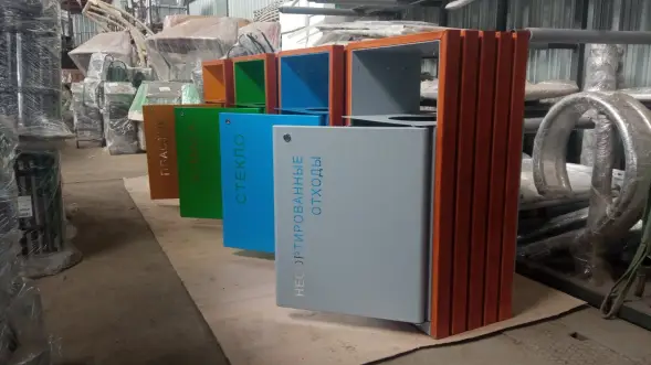 Урна для раздельного сбора мусора «Арго» 1 секция (композит)