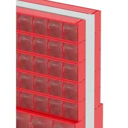 Стойка двусторонняя напольная Стелла-техник 406-05-06-03 (600х380х1650)