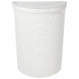 Корзина для белья Eco Style, 45л, белый