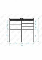 Роллетный шкаф ROLL-BOX SIMPLE Plus 24.08.23.V1-1