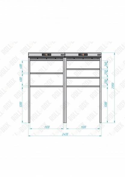Роллетный шкаф ROLL-BOX SIMPLE Plus 24.08.23.V1-2