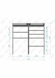 Роллетный шкаф ROLL-BOX SIMPLE Plus 24.08.24.V1-1