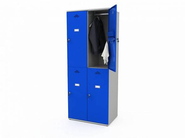 Шкаф гардеробный металлический ДВК COMFORT 2000/24 (800) [ ER-00022868 ]